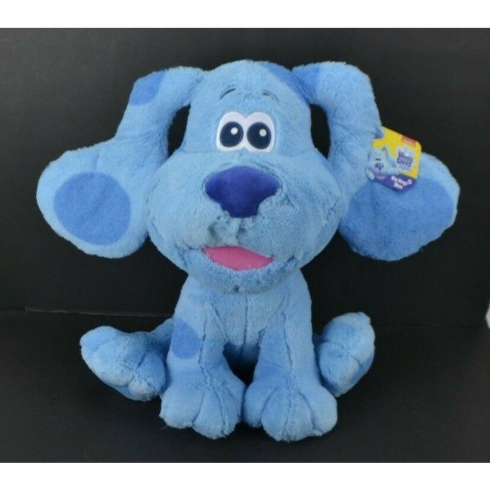NEW Blues Clues & You Big Hugs Blue Plush 16" Tall Stuffed Animal by Just Play
